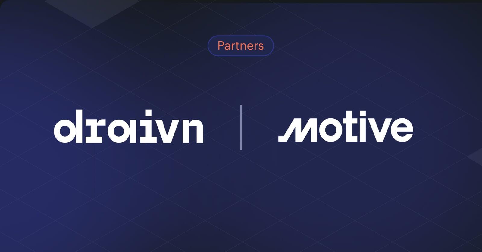 Draivn x Motive partnership is officially live!